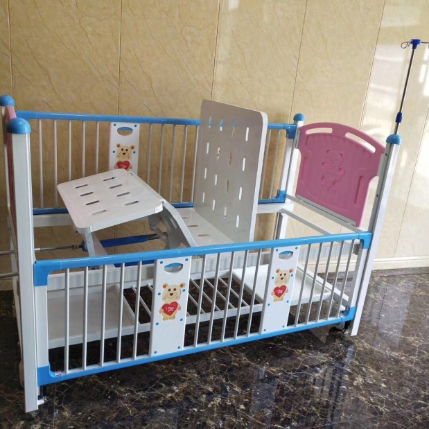 LK-A9柵欄式豪華雙搖兒童護(hù)理床(圖3)